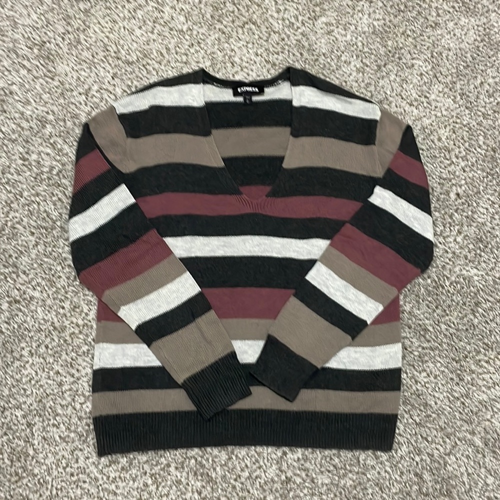 Express Striped Sweater Sz S